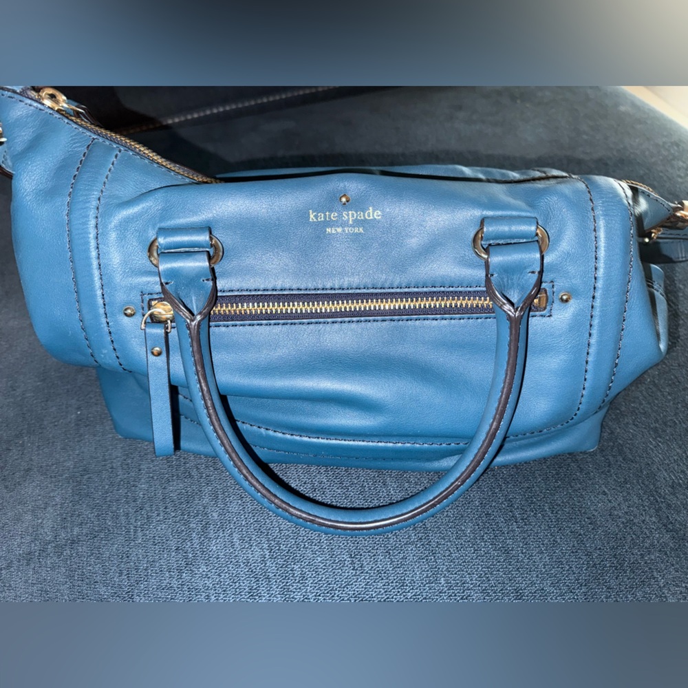 Kate Spade Teal Leather Satchel